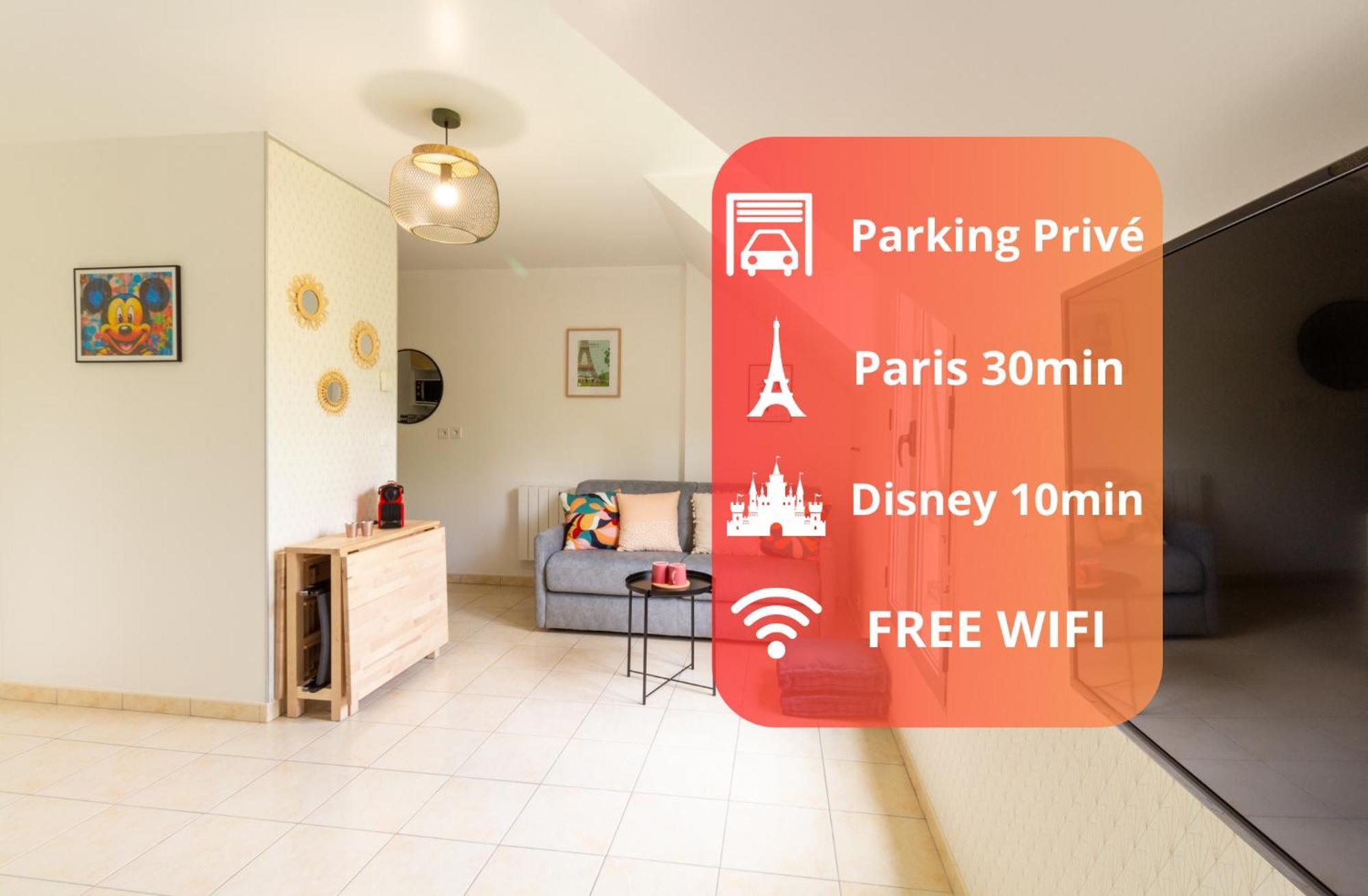 Apartament Le Bienvenue Bussy-Saint-Georges Zewnętrze zdjęcie